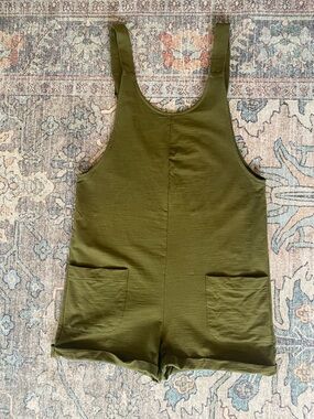 Jackson Rowe Olive Overall Shortie Romper Shorts